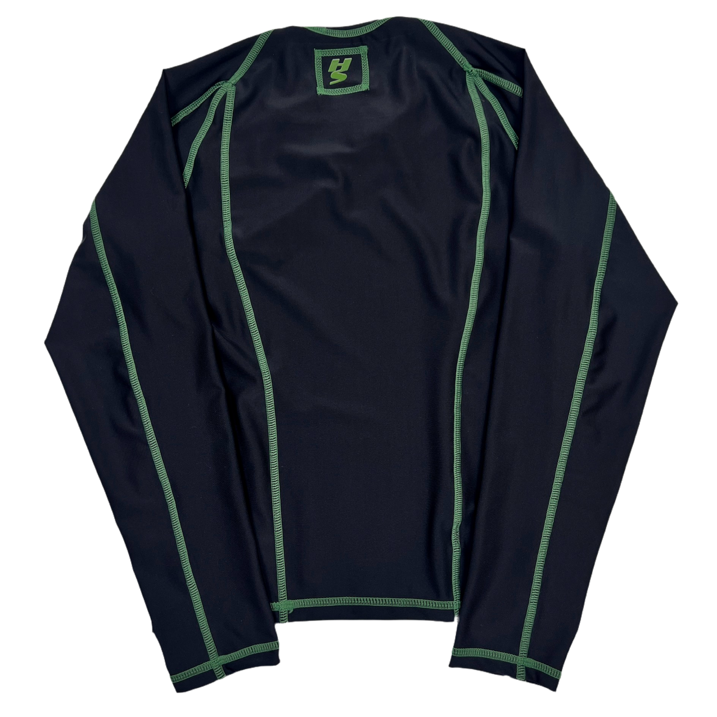 RESIST - BODY SCULPT SWIM // SPORT RASH GUARD - LONG SLEEVE - MILITARY BLACK/GREEN