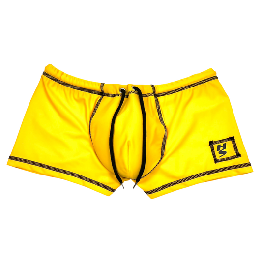 RECOIL - SWIM // SPORT SHORTS - GOLDEN HOUR YELLOW/BLACK